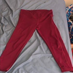 A pair of athletic leggings